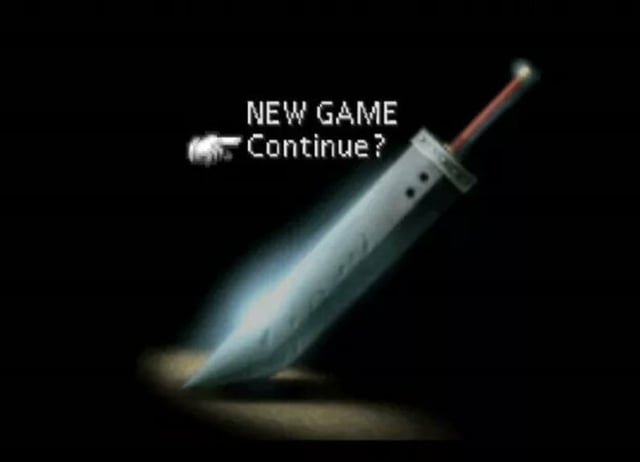 I just realized... The start menu of the original FF7 has a shape of number  7! : r/FinalFantasy